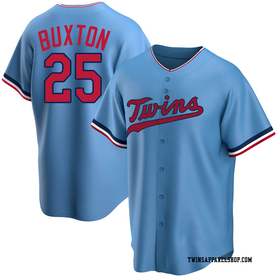 Byron Buxton Minnesota Twins Signed Autographed Blue Jersey JSA COA –