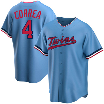 Minnesota Twins - #4 Carlos Correa Flex Base Men's Stitched Jersey