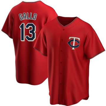 Men's Minnesota Twins #13 Joey Gallo White Cool Base Jersey