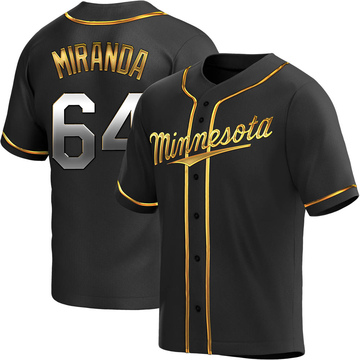 Nike Men's Minnesota Twins José Miranda #65 White Home Cool Base Jersey