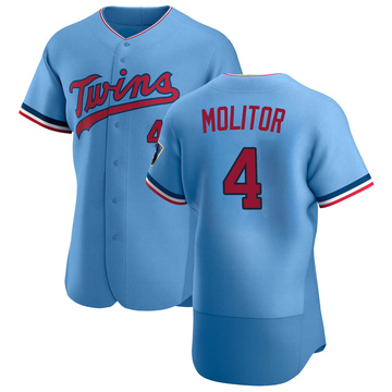 Minnesota Twins Vintage 90’s Paul Molitor Majestic Jersey Stitched Mens L  EUC