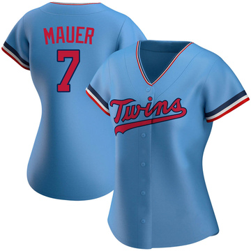 Twins 7 Joe Mauer Home White Jersey - Bluefink