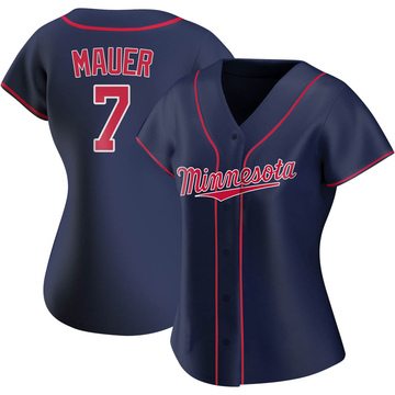 Twins 7 Joe Mauer Home White Jersey - Bluefink