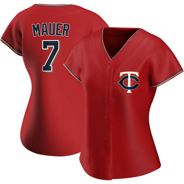 Youth Minnesota Twins #7 Joe Mauer Replica Home White Jersey – The