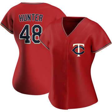 Torii Hunter Minnesota Twins Jersey Shirt Women Ladies M Medium 48